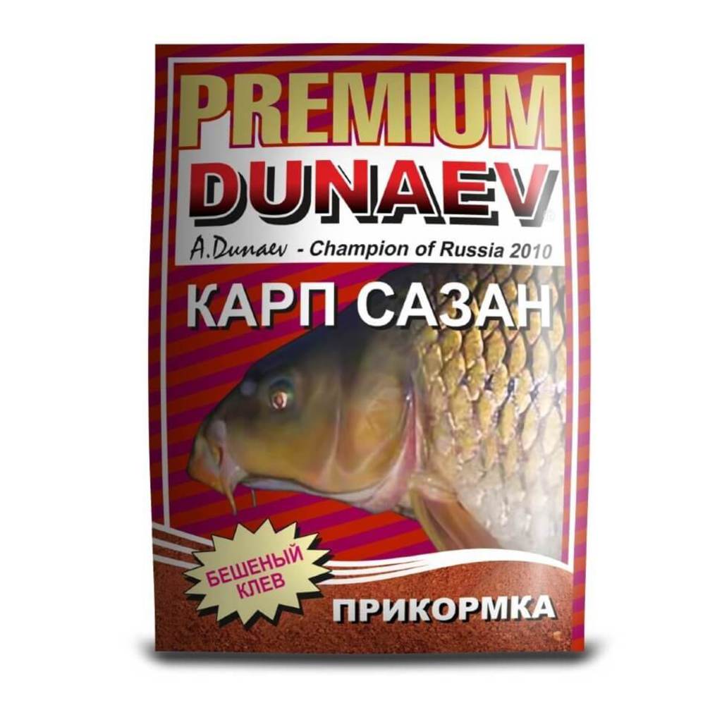 Прикормка DUNAEV-PREMIUM 1кг Карп-Сазан-Красная